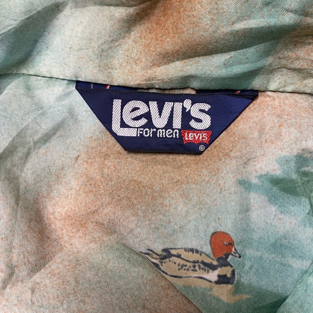 NWT LEVIS Vintage 1970s Clothing Western Casual Button shirt Rare